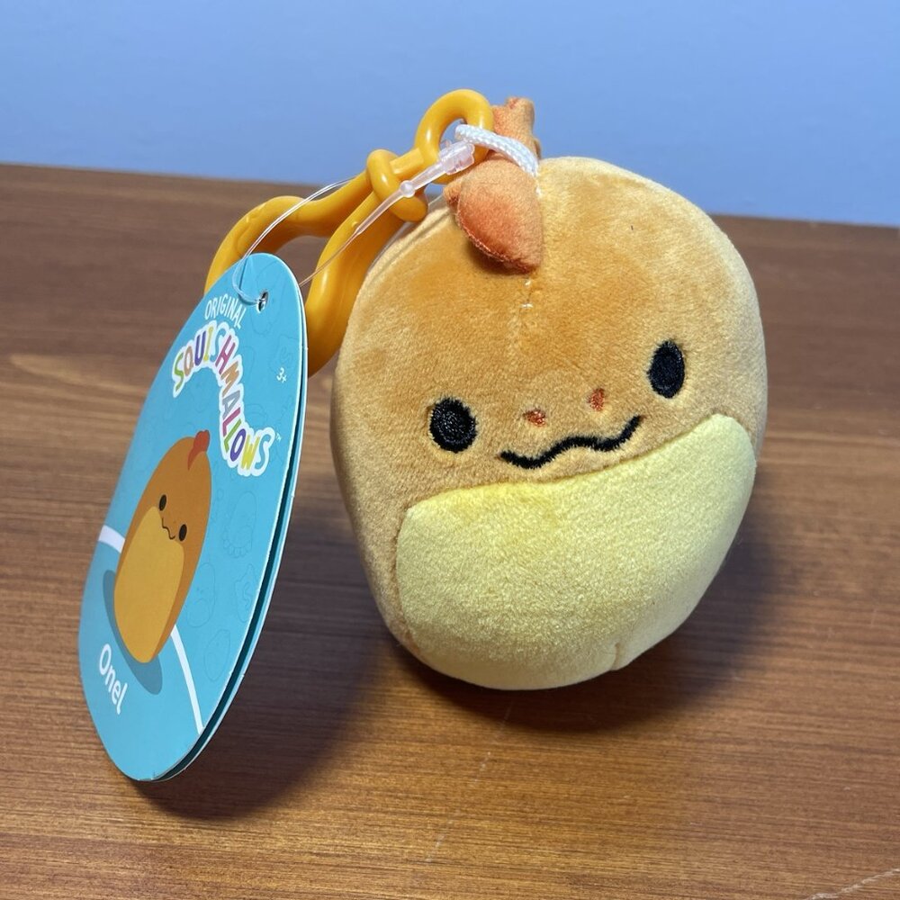 Squishmallows Onel Eel Clip Plush